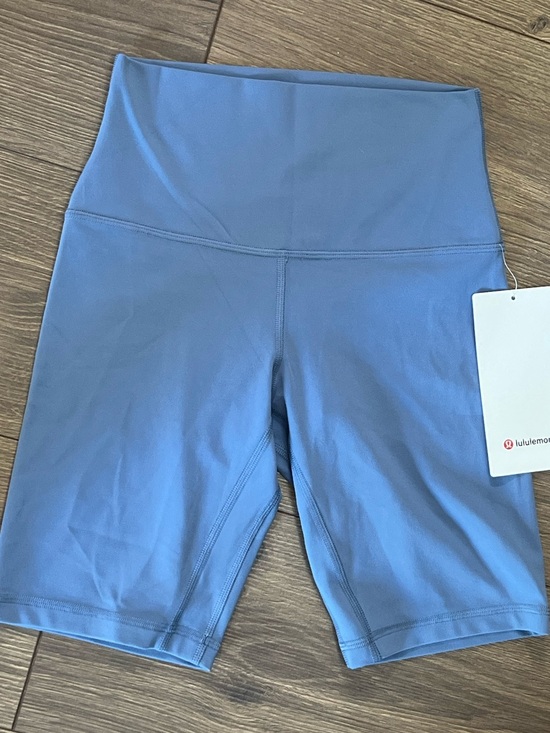 lululemon athletica Pants - Lululemon Align High-Rise Short 8" Washed Denim Size 4 NWT